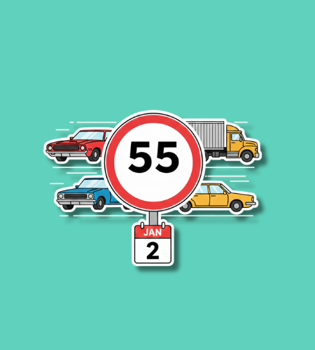 55 mph Speed Limit Day