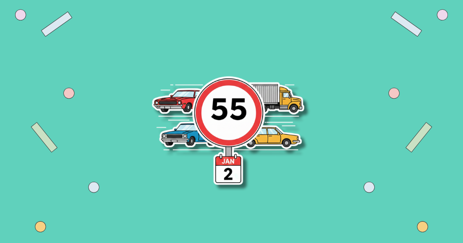 55 mph Speed Limit Day