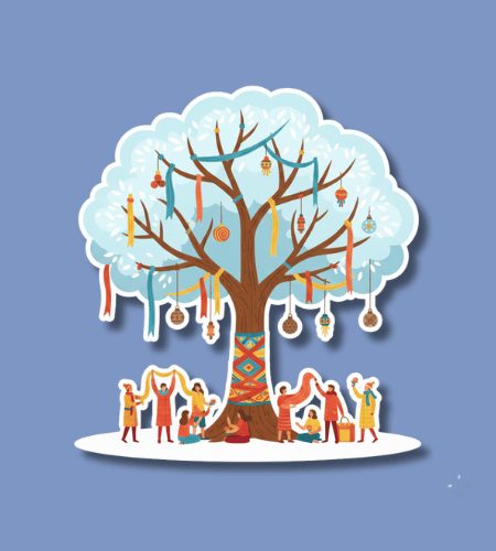 Tree Dressing Day
