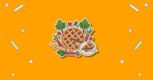 National Rhubarb Pie Day