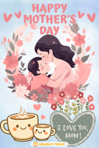 Happy Mother’s Day card I love you, Mom.