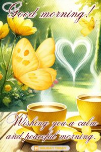 Good Morning card