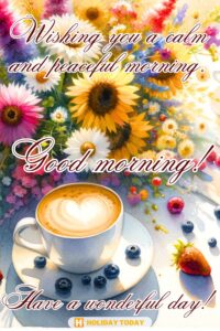 Good Morning card