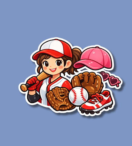 Ladies' Initiated in Baseball Day