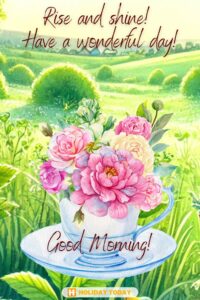 Good Morning Greeting Cards